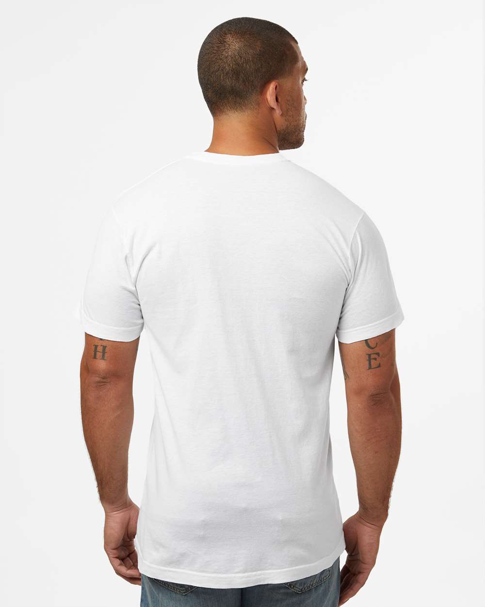 Unisex Vintage Garment-Dyed T-Shirt - OnModelBack - B03042003 - White