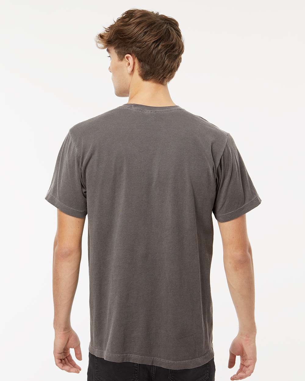 Unisex Vintage Garment-Dyed T-Shirt - OnModelBack - B03042093 - Pepper