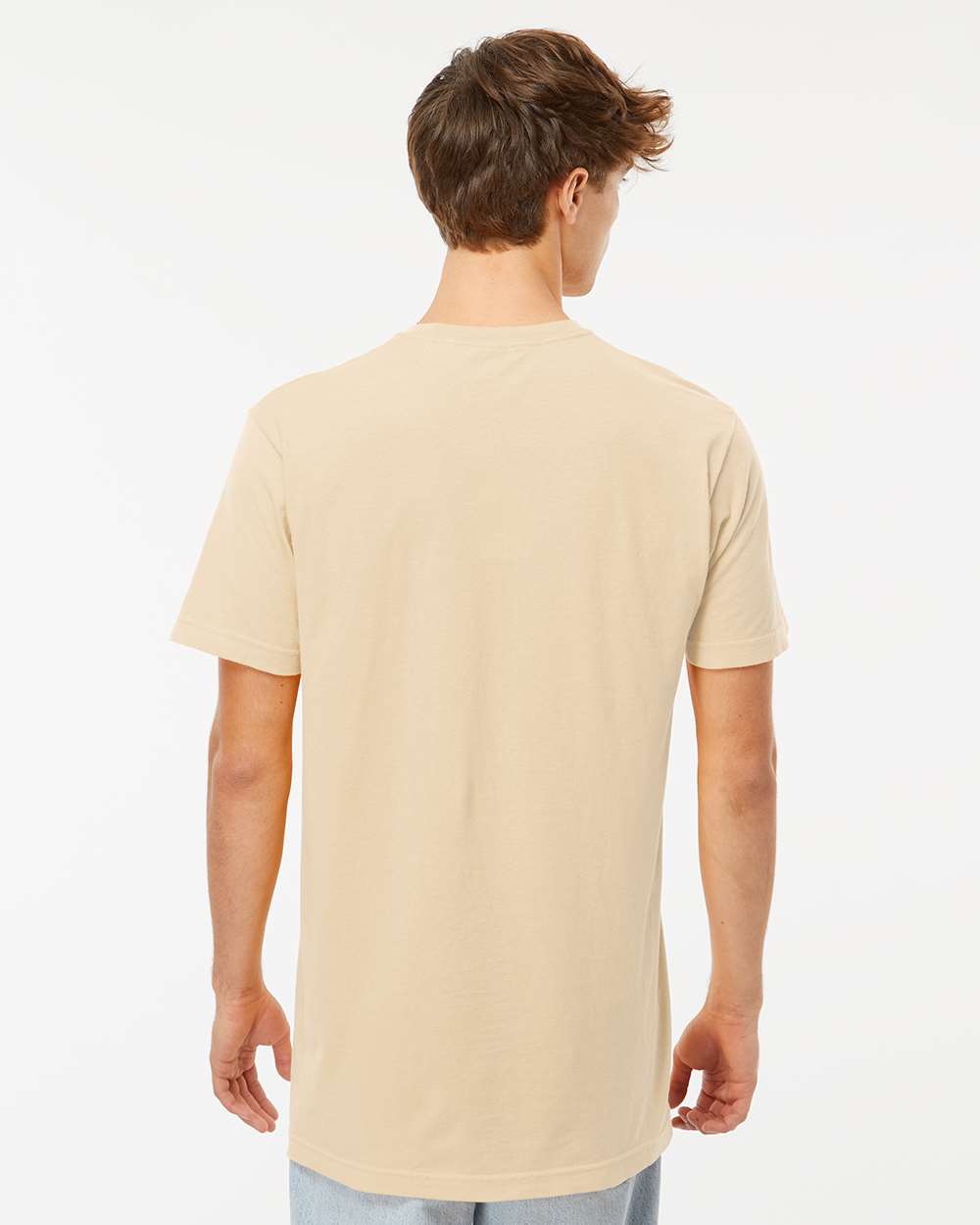 Unisex Vintage Garment-Dyed T-Shirt - OnModelBack - B03042243 - Ivory