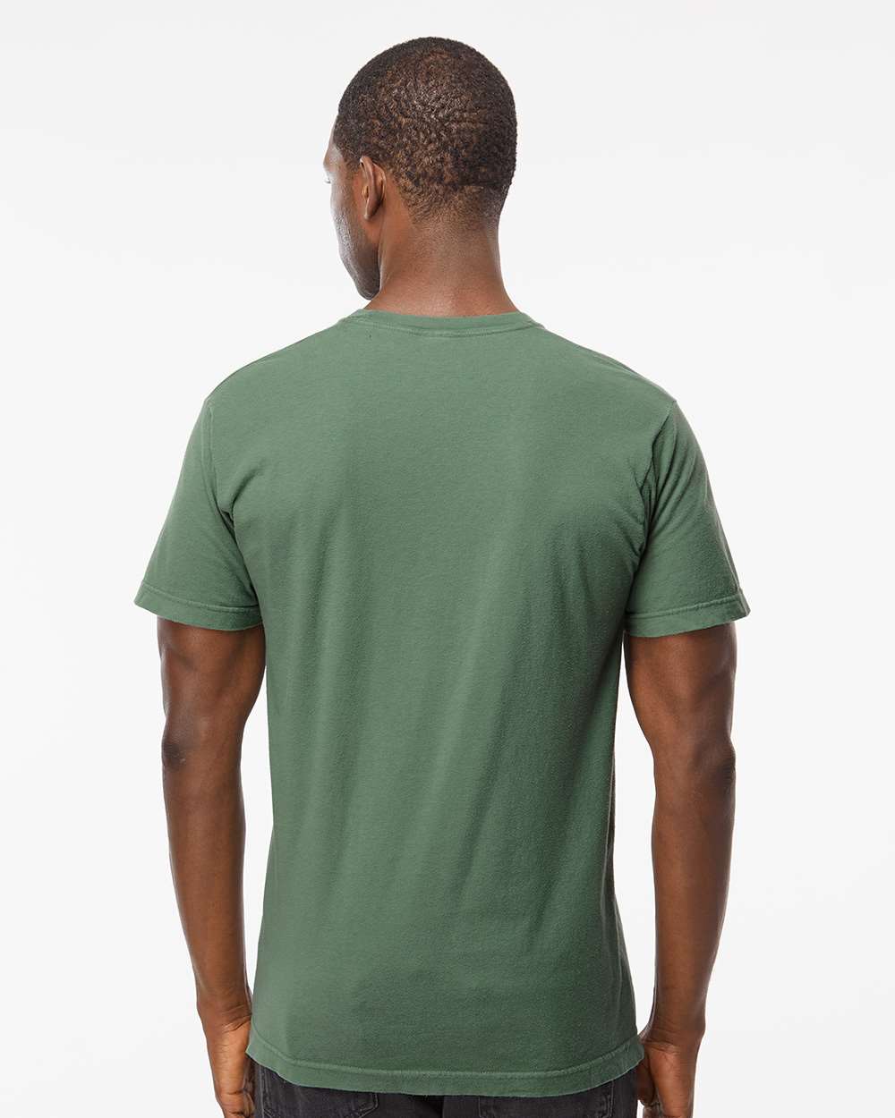 Unisex Vintage Garment-Dyed T-Shirt - OnModelBack - B03042393 - Light Green