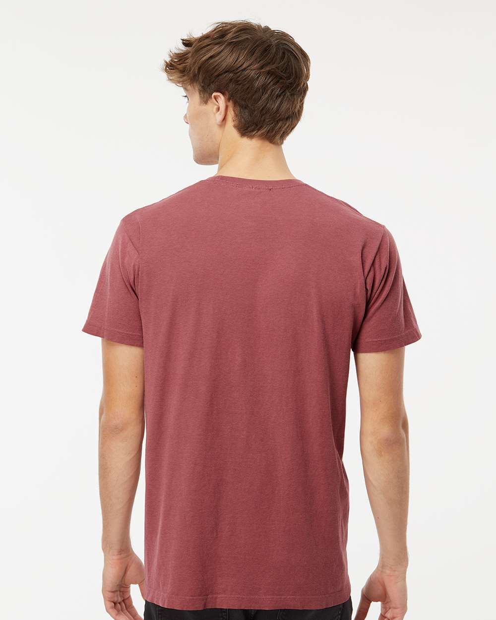 Unisex Vintage Garment-Dyed T-Shirt - OnModelBack - B03042523 - Brick
