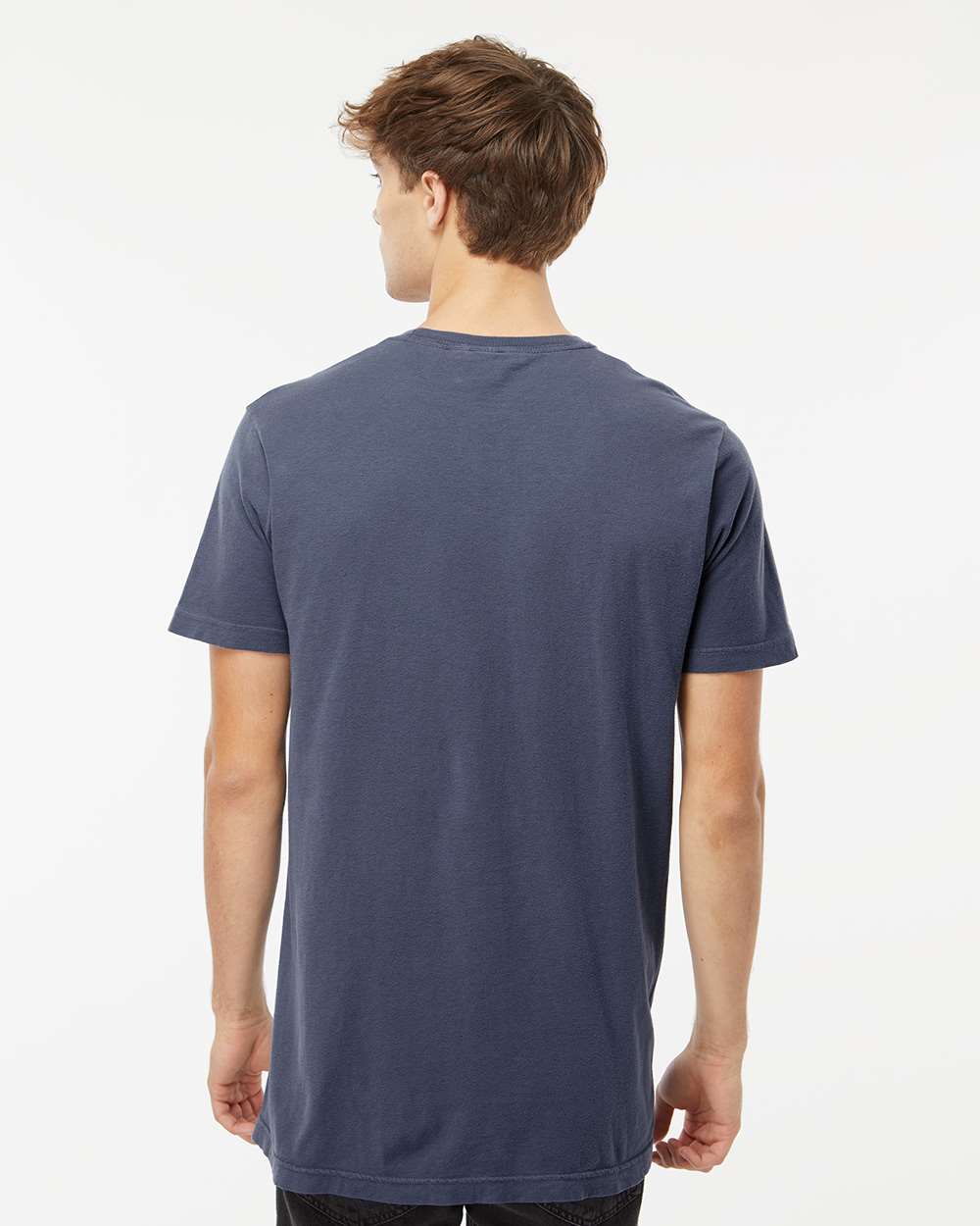 Unisex Vintage Garment-Dyed T-Shirt - OnModelBack - B03042653 - Navy