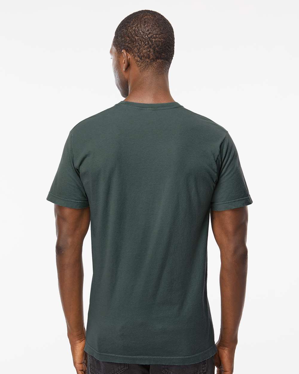 Unisex Vintage Garment-Dyed T-Shirt - OnModelBack - B03042763 - Blue Spruce