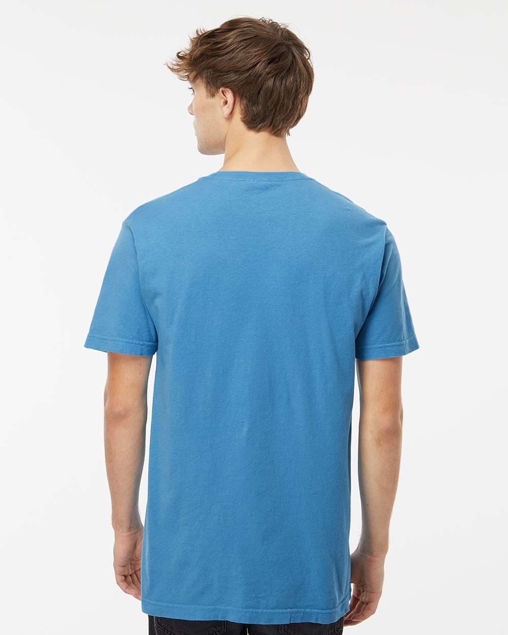 Unisex Vintage Garment-Dyed T-Shirt - OnModelBack - B03042973 - Royal Caribe
