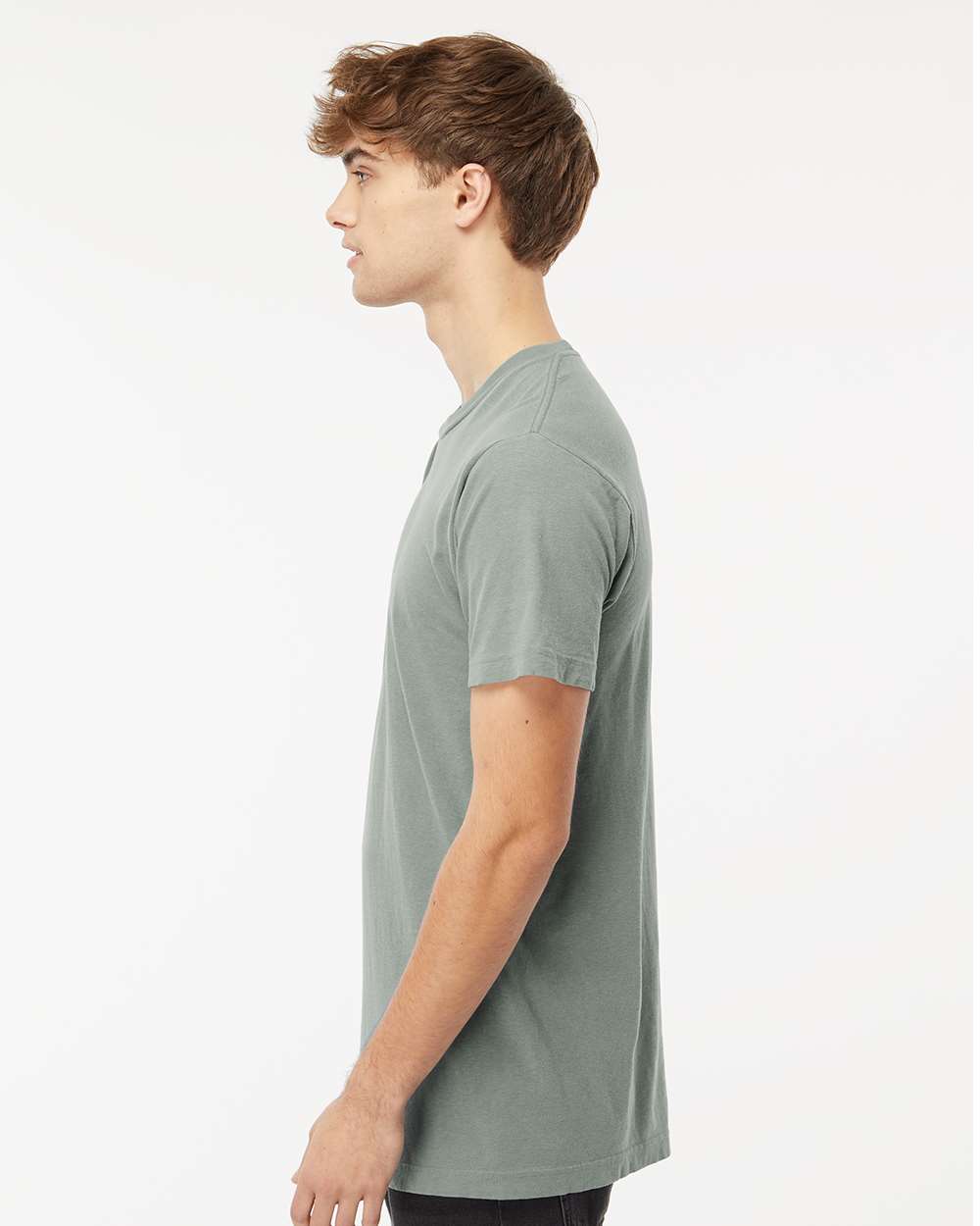Unisex Vintage Garment-Dyed T-Shirt - OnModelSide - B03042563 - Bay
