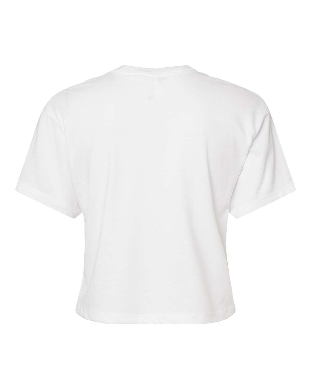 Women's Ideal Crop Top - Back - B02718002 - White
