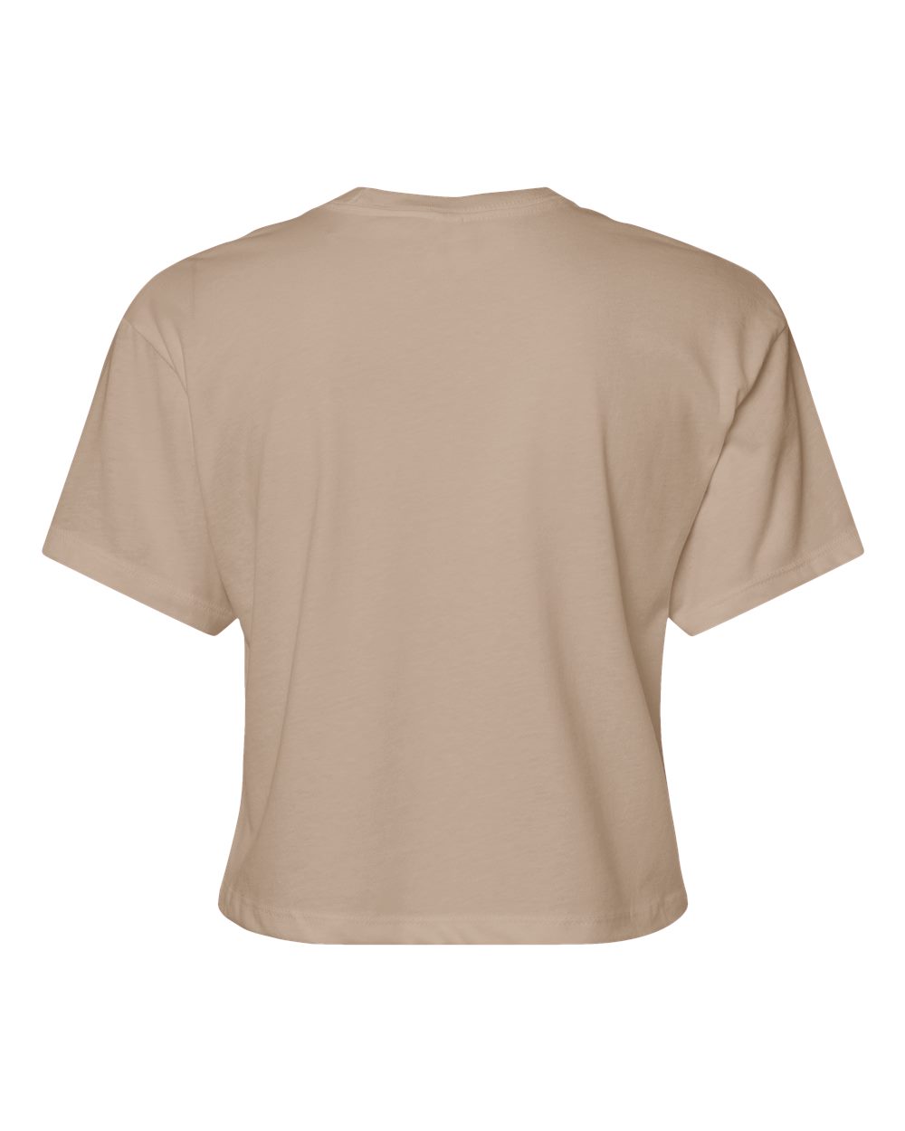 Women's Ideal Crop Top - Back - B02718242 - Tan
