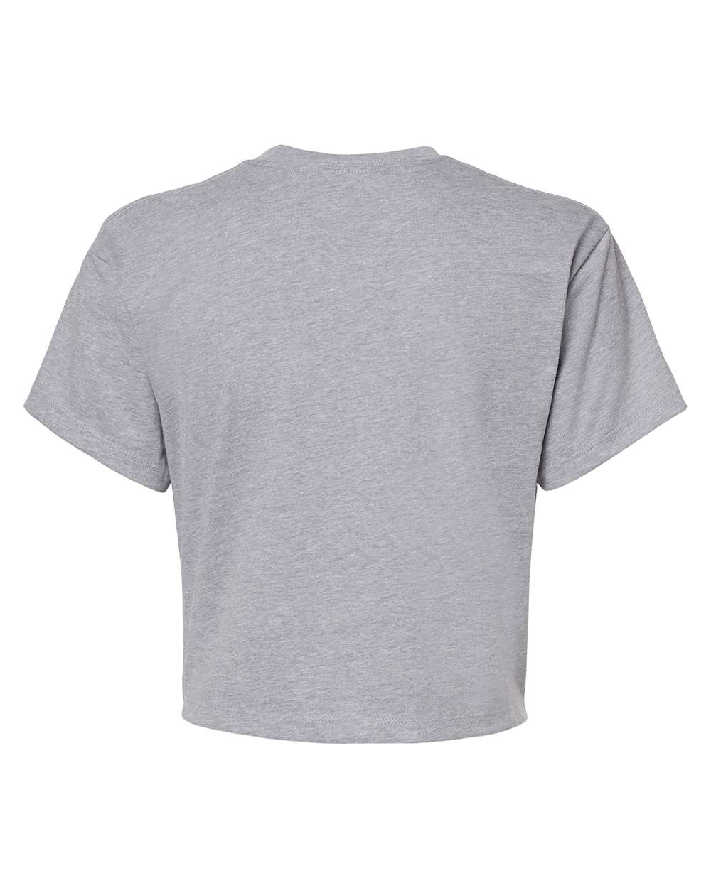Women's Ideal Crop Top - Back - B02718582 - Heather Grey