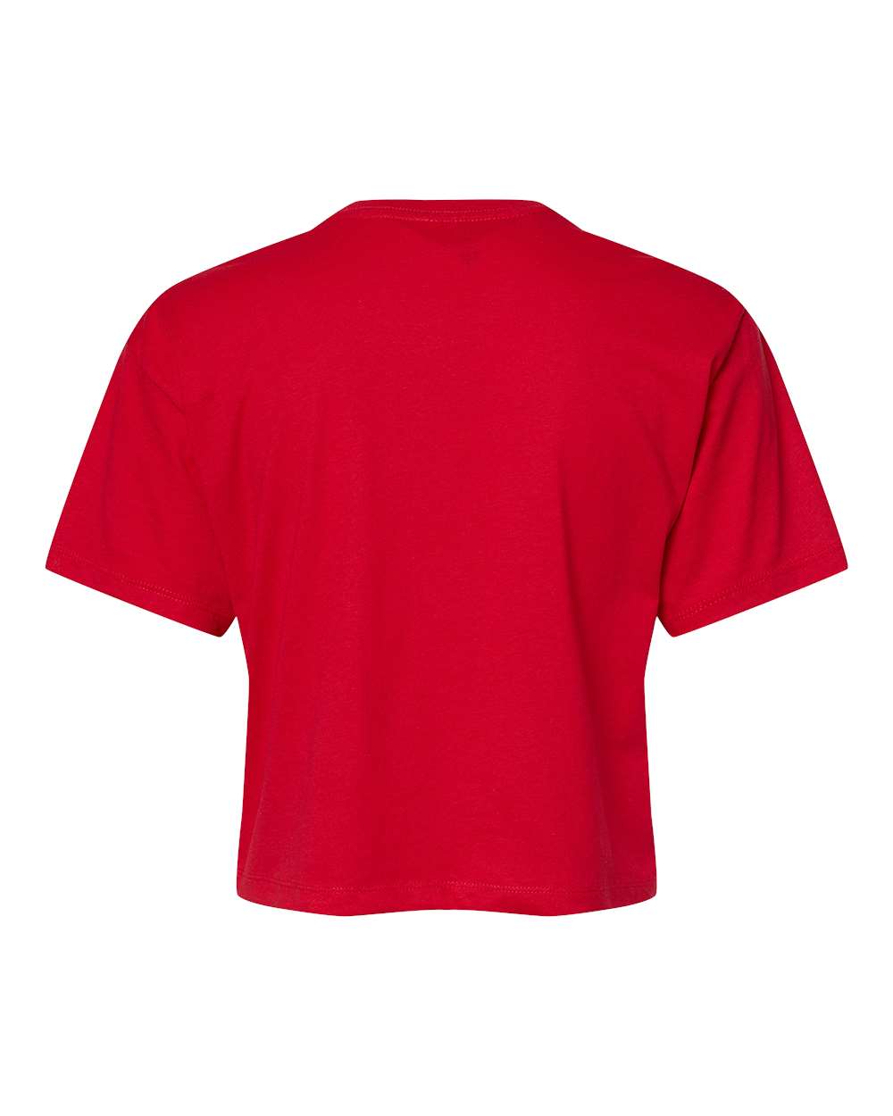 Women's Ideal Crop Top - Back - B02718702 - Red
