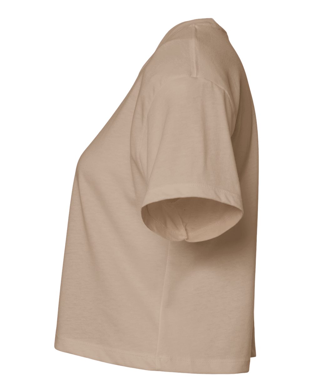 Women's Ideal Crop Top - DirectSide - B02718242 - Tan
