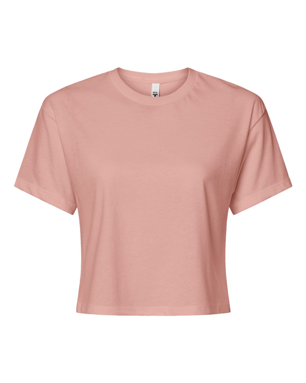 Women's Ideal Crop Top - Front - B02718302 - Desert Pink
