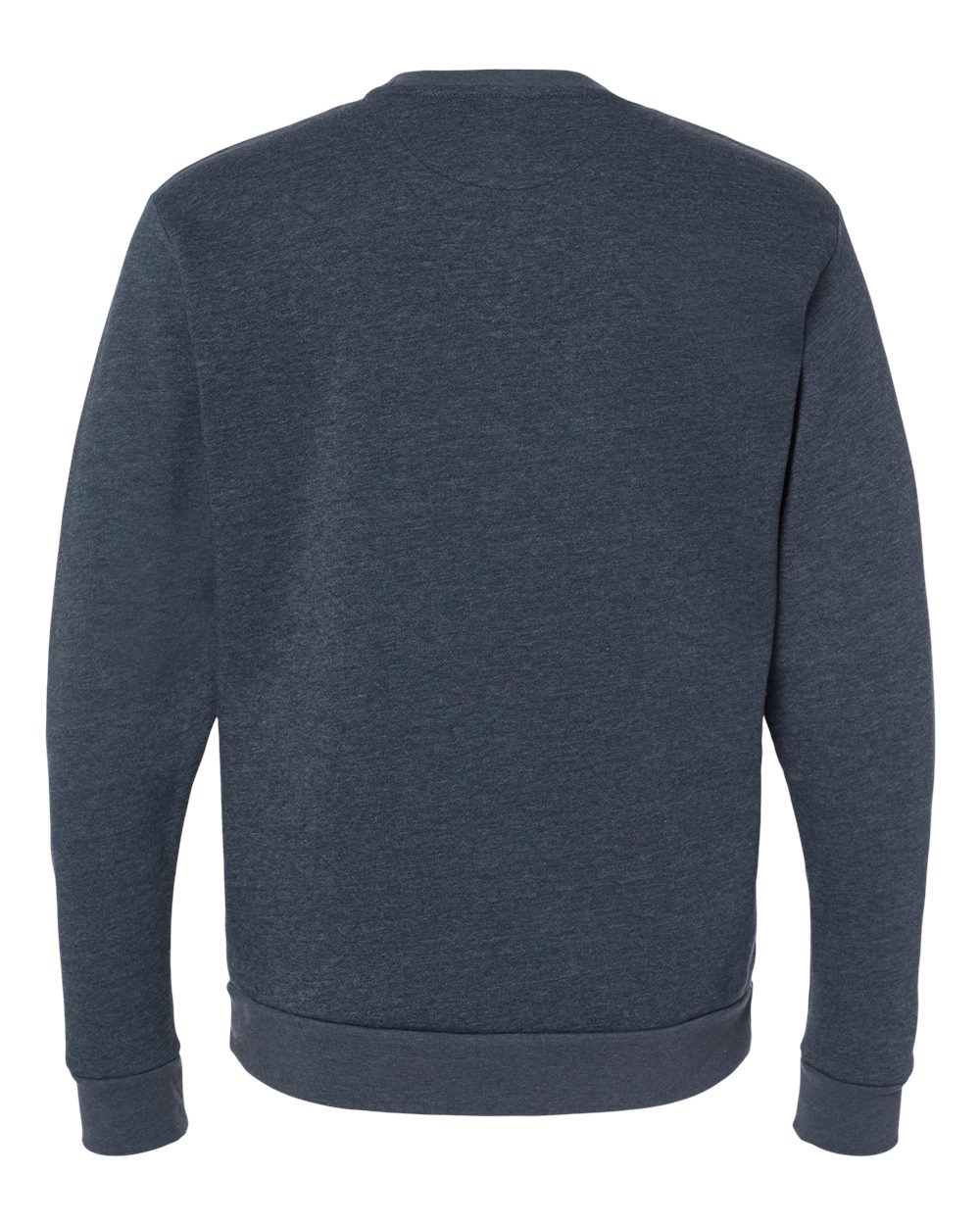 Unisex Malibu Crewneck Sweatshirt - Back - B02918652 - Heather Midnight Navy