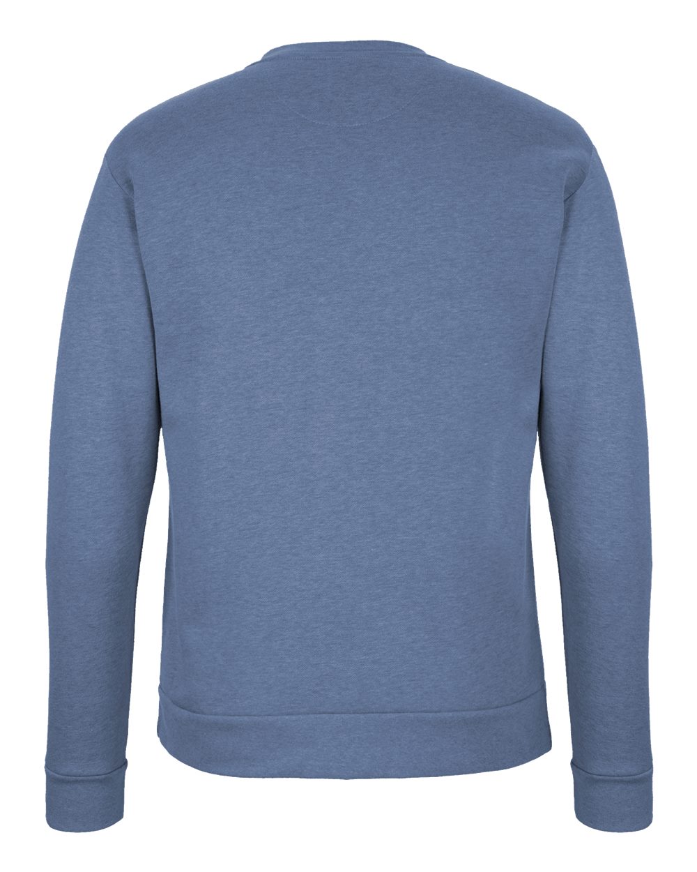 Unisex Malibu Crewneck Sweatshirt - Back - B02918682 - Heather Bay Blue