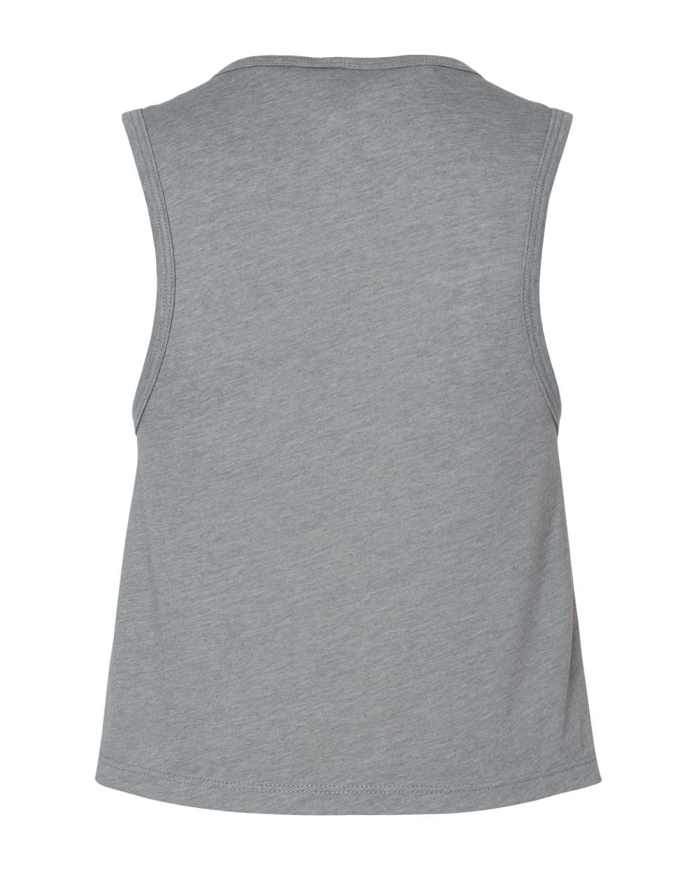 Women's Festival Crop Tank - Back - B03518582 - Heather Grey
