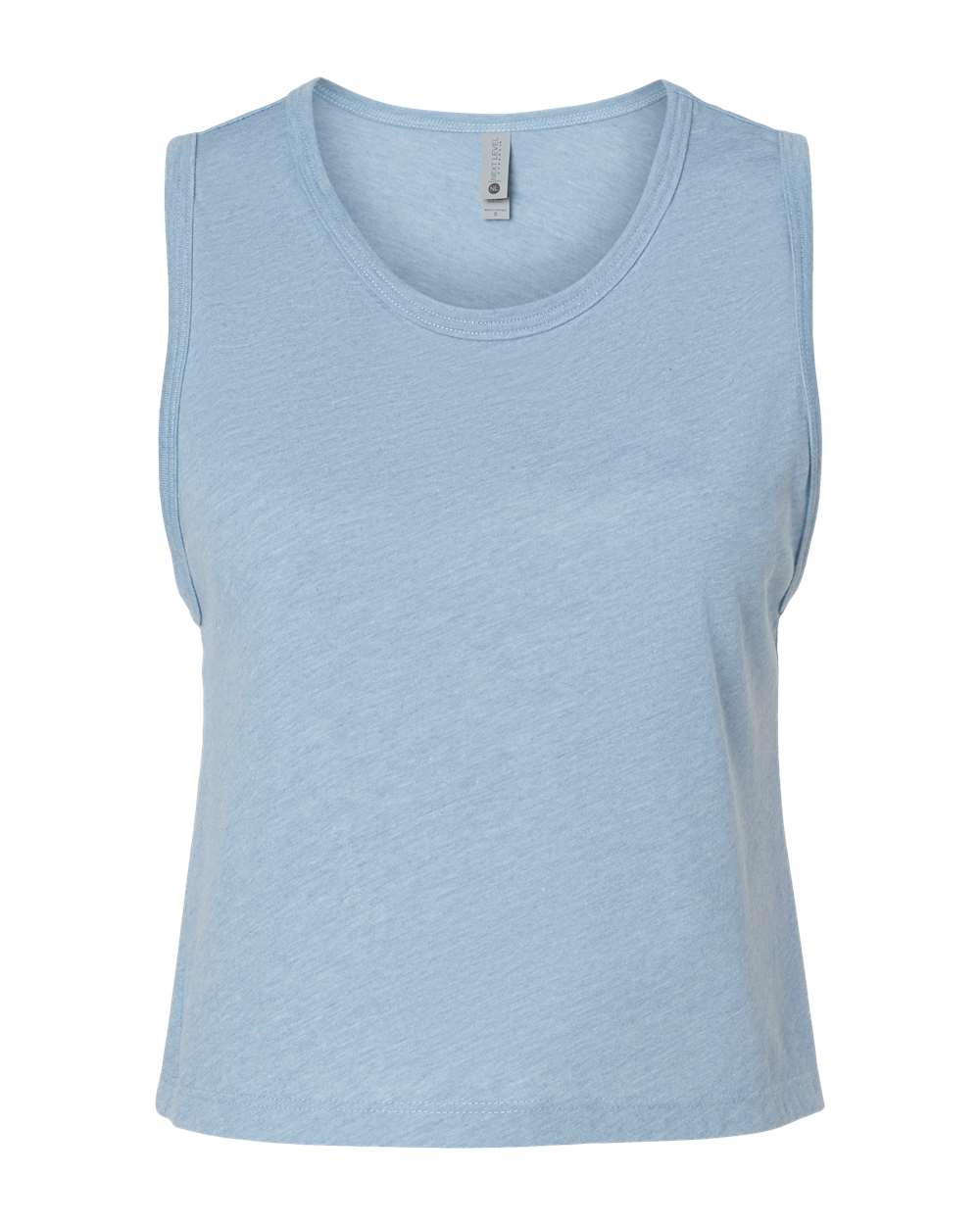 Women's Festival Crop Tank - Front - B03518252 - Stonewash Denim