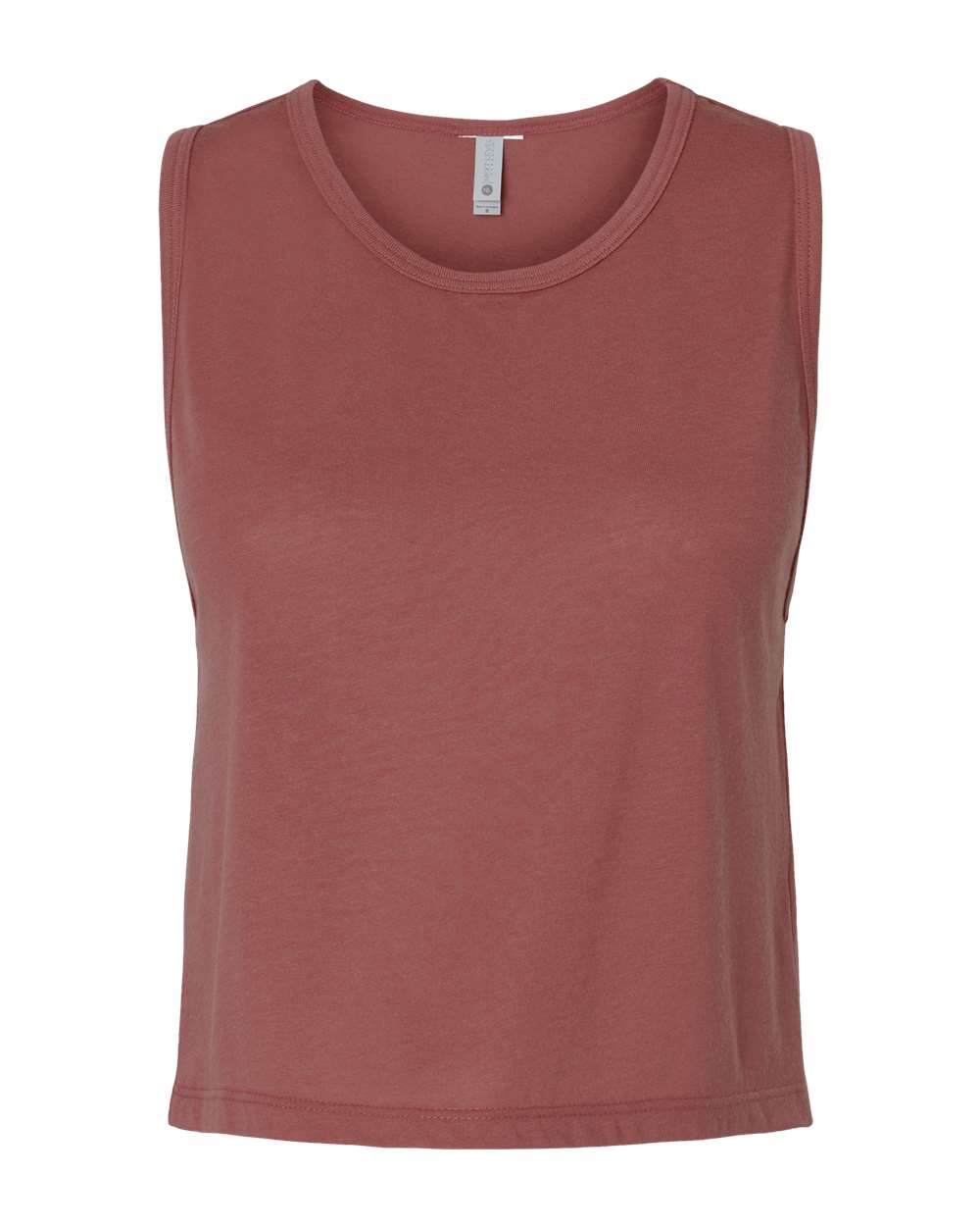 Women's Festival Crop Tank - Front - B03518322 - Smoked Paprika
