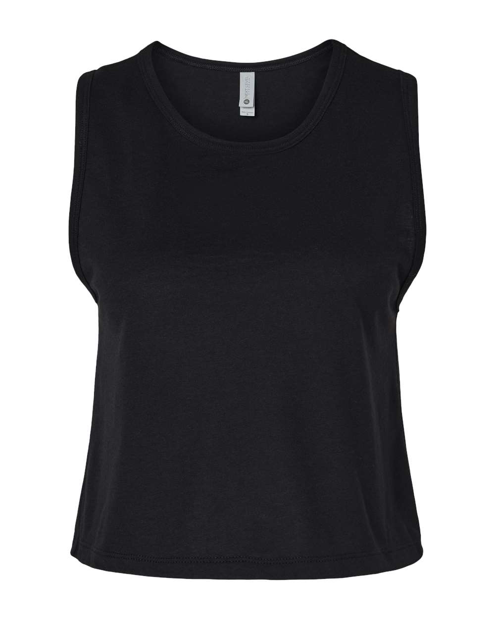 Women's Festival Crop Tank - Front - B03518502 - Black