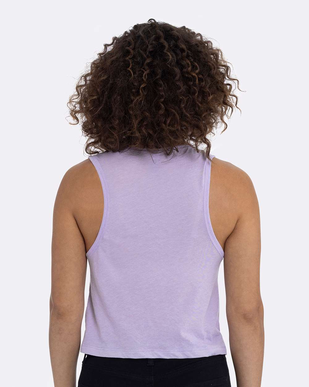 Women's Festival Crop Tank - OnModelBack - B03518122 - Lavender