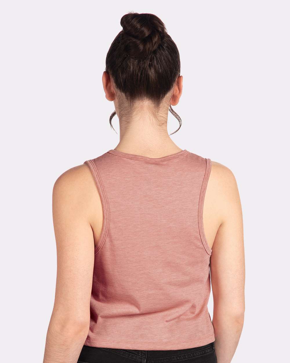 Women's Festival Crop Tank - OnModelBack - B03518302 - Desert Pink