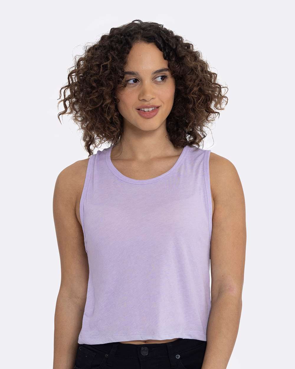Women's Festival Crop Tank - OnModelFront - B03518122 - Lavender
