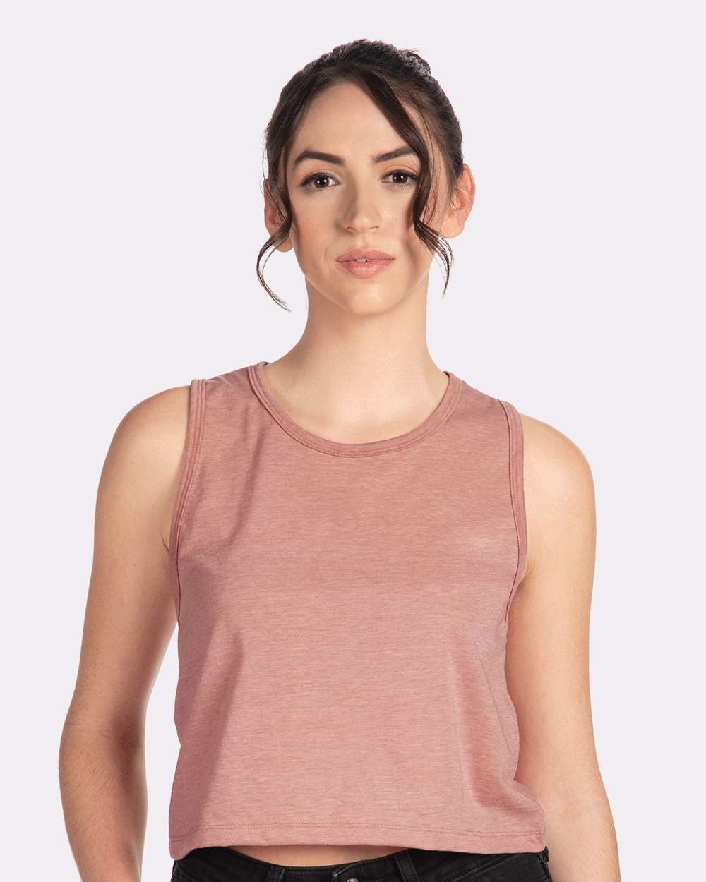 Women's Festival Crop Tank - OnModelFront - B03518302 - Desert Pink