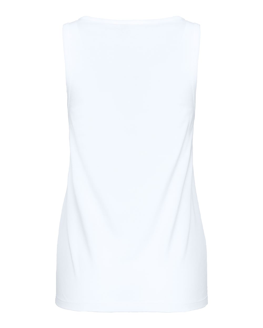 Women's Cotton Tank - Back - B00118002 - White