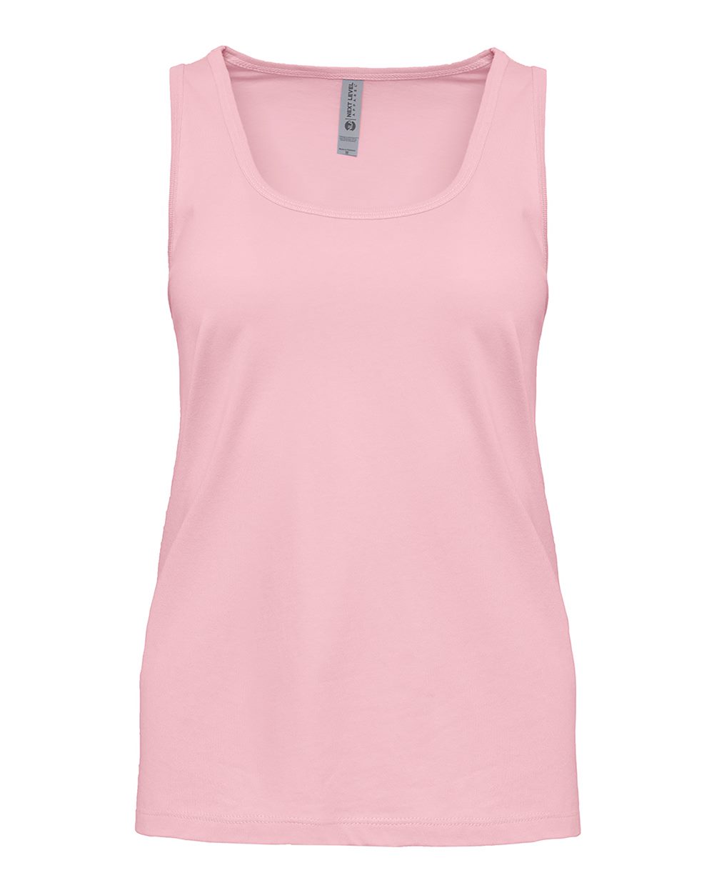 Women's Cotton Tank - Front - B00118302 - Light Pink