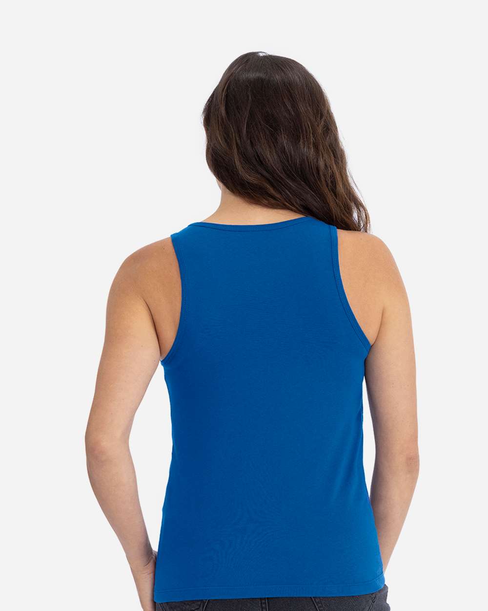 Women's Cotton Tank - OnModelBack - B00118752 - Royal