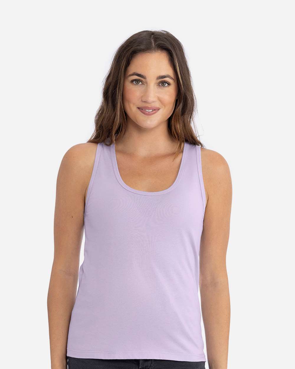 Women's Cotton Tank - OnModelFront - B00118212 - Lavender