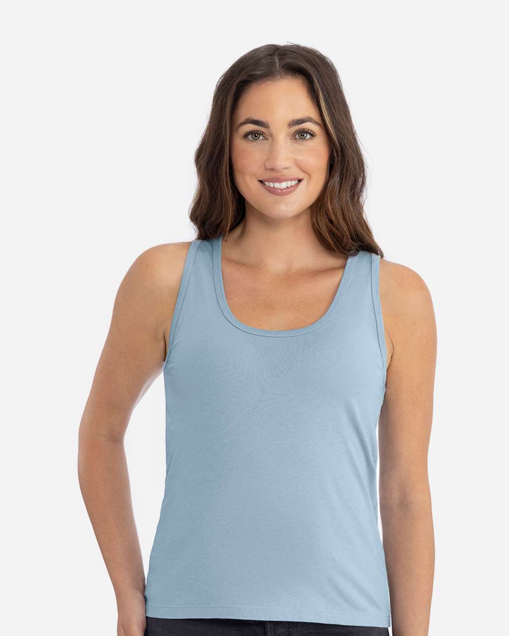 Women's Cotton Tank - OnModelFront - B00118272 - Stonewash Denim