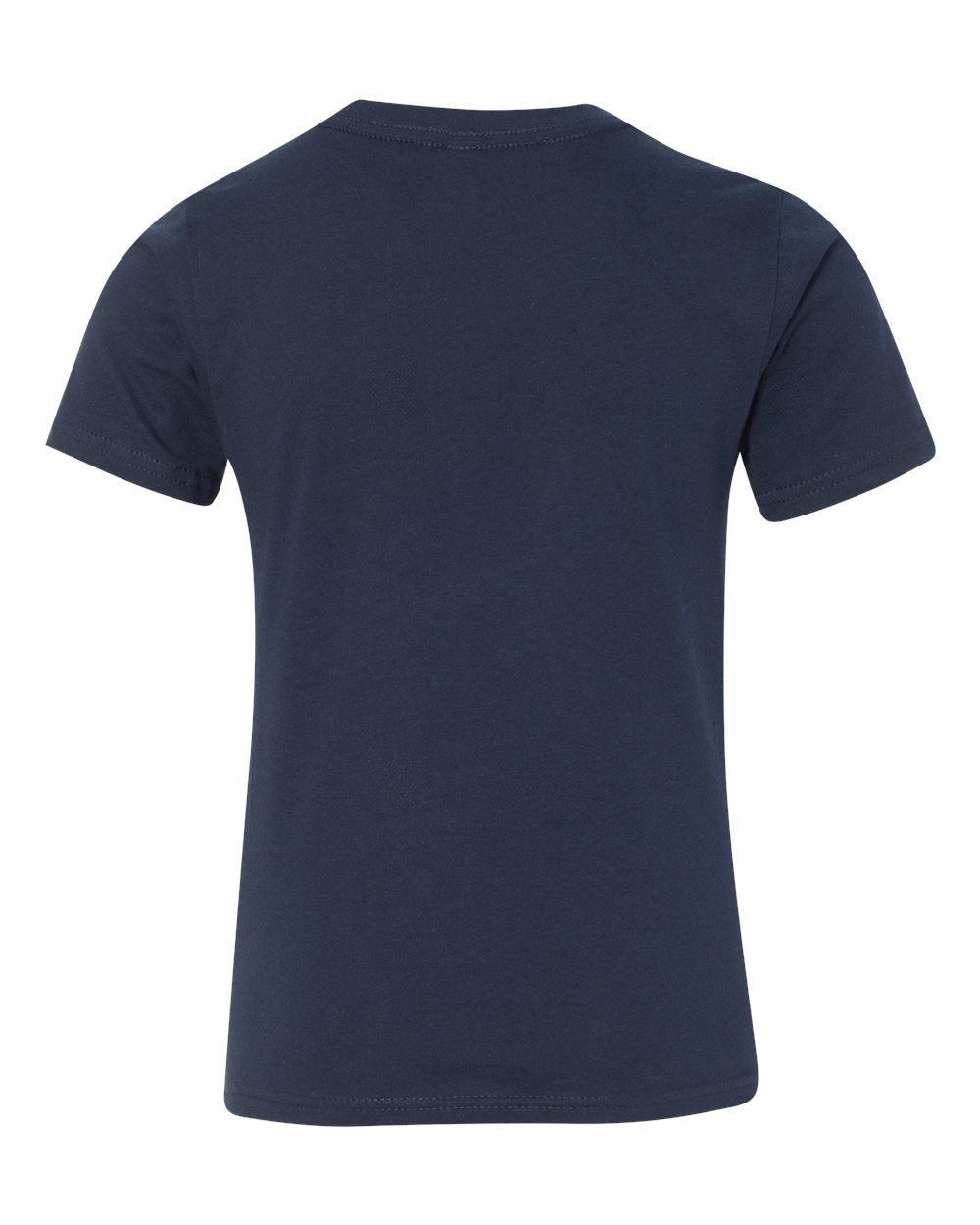 Youth Cotton T-Shirt - Back - B38018652 - Midnight Navy