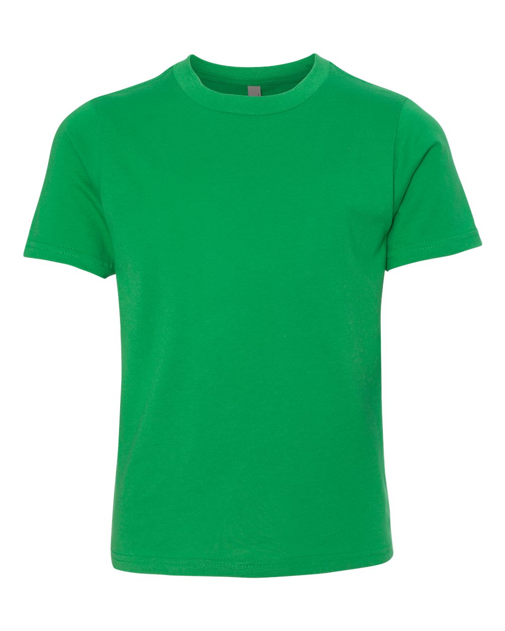 Youth Cotton T-Shirt - Front - B38018602 - Kelly Green