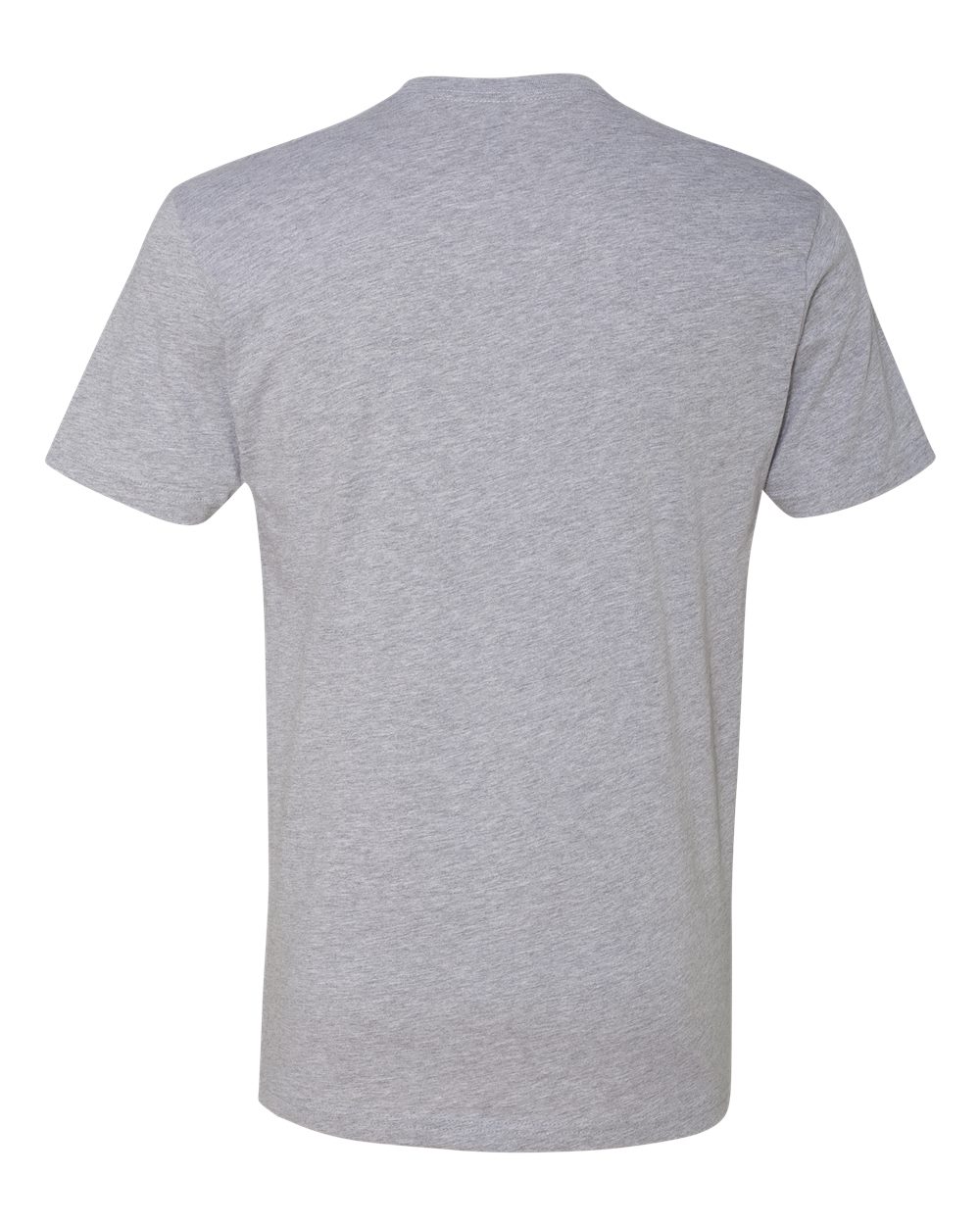 Cotton T-Shirt - Back - B00618582 - Heather Grey