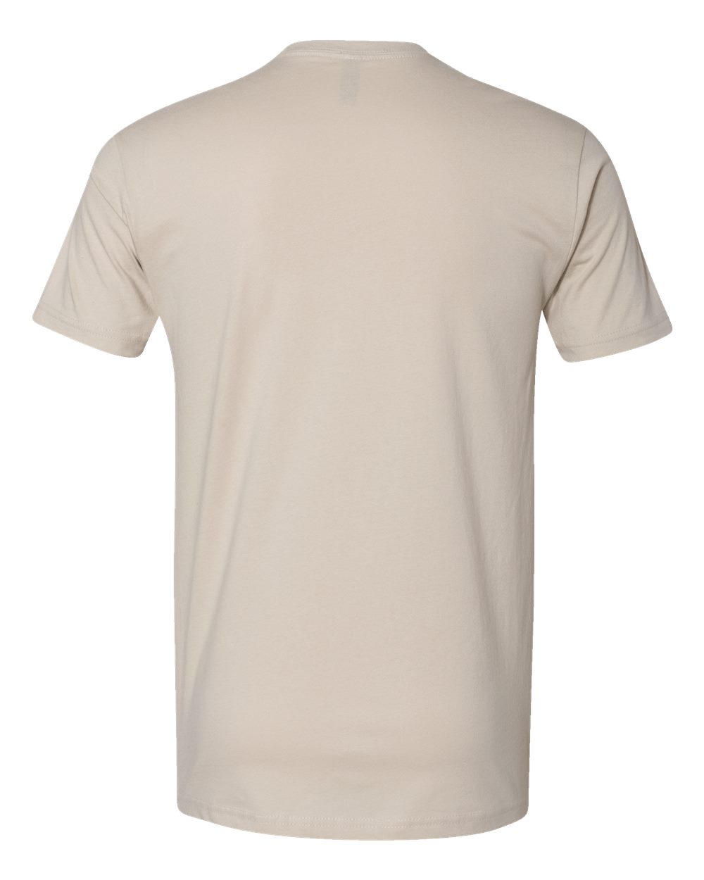 Cotton T-Shirt - Back - B00618732 - Sand