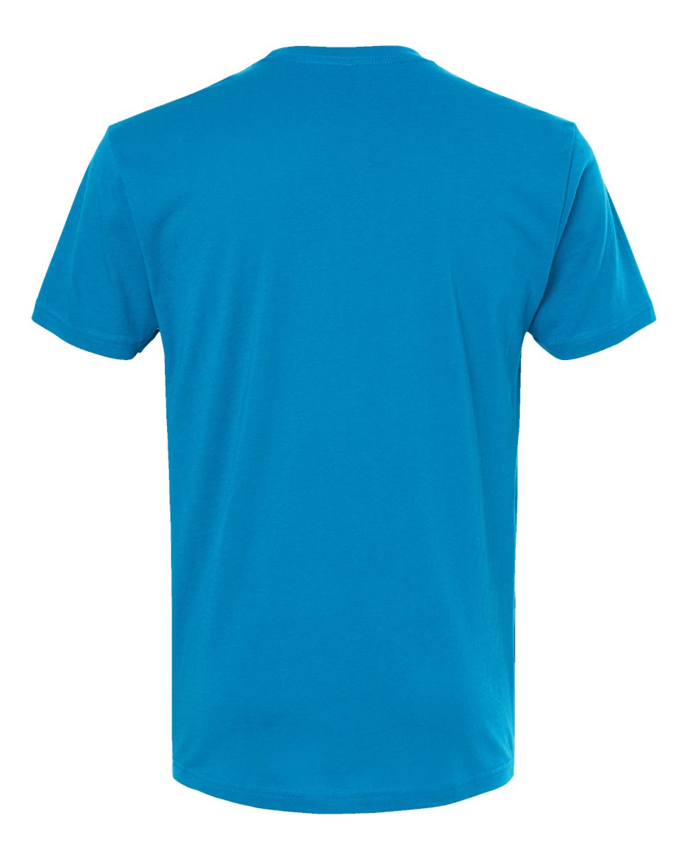 Cotton T-Shirt - Back - B00618762 - Turquoise