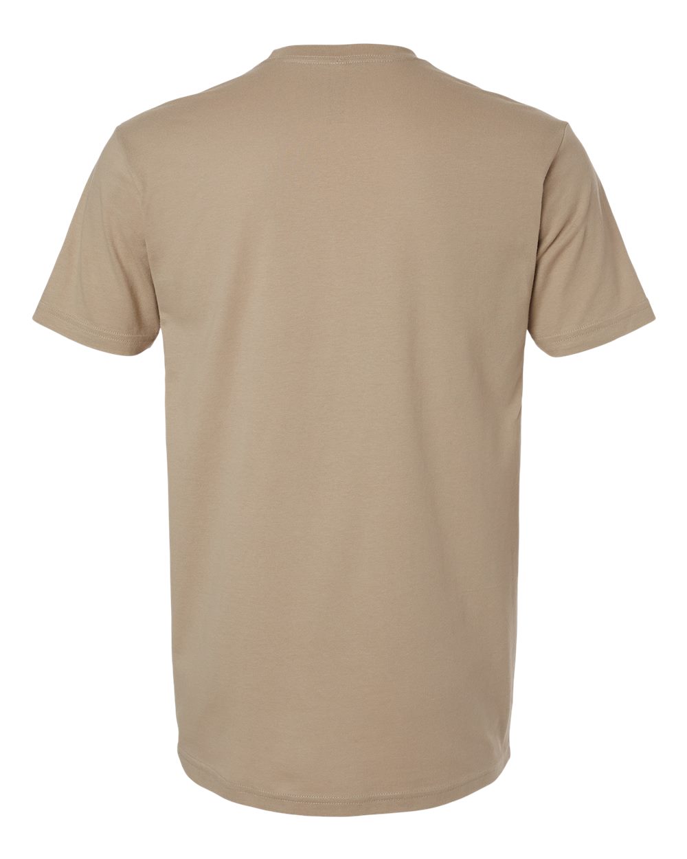 Cotton T-Shirt - Back - B00618962 - Tan