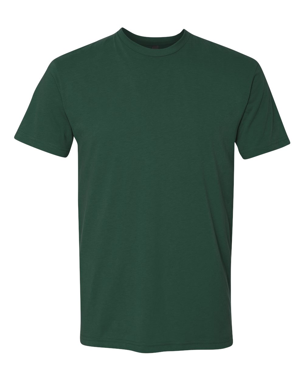 Cotton T-Shirt - Front - B00618542 - Forest Green