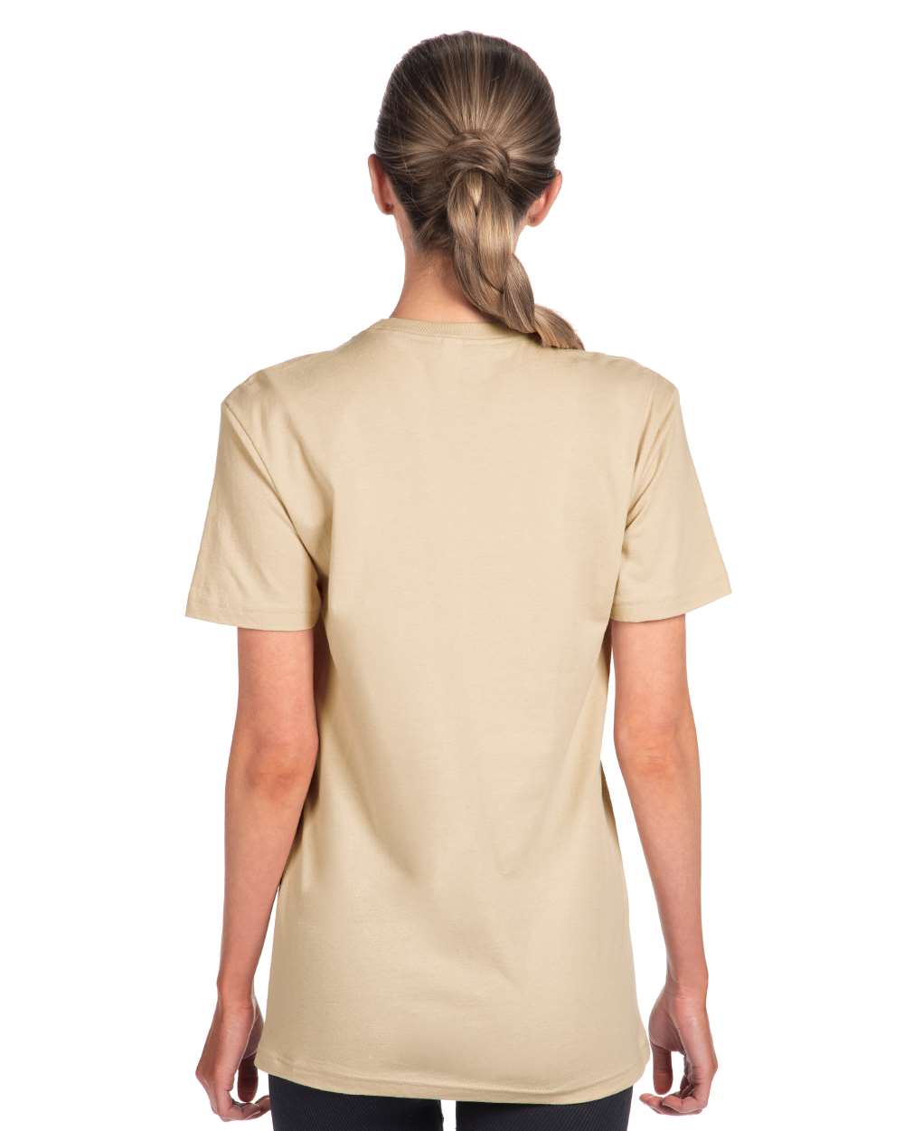 Cotton T-Shirt - OnModelBack - B00618242 - Cream
