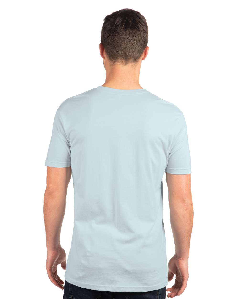 Cotton T-Shirt - OnModelBack - B00618252 - Light Blue
