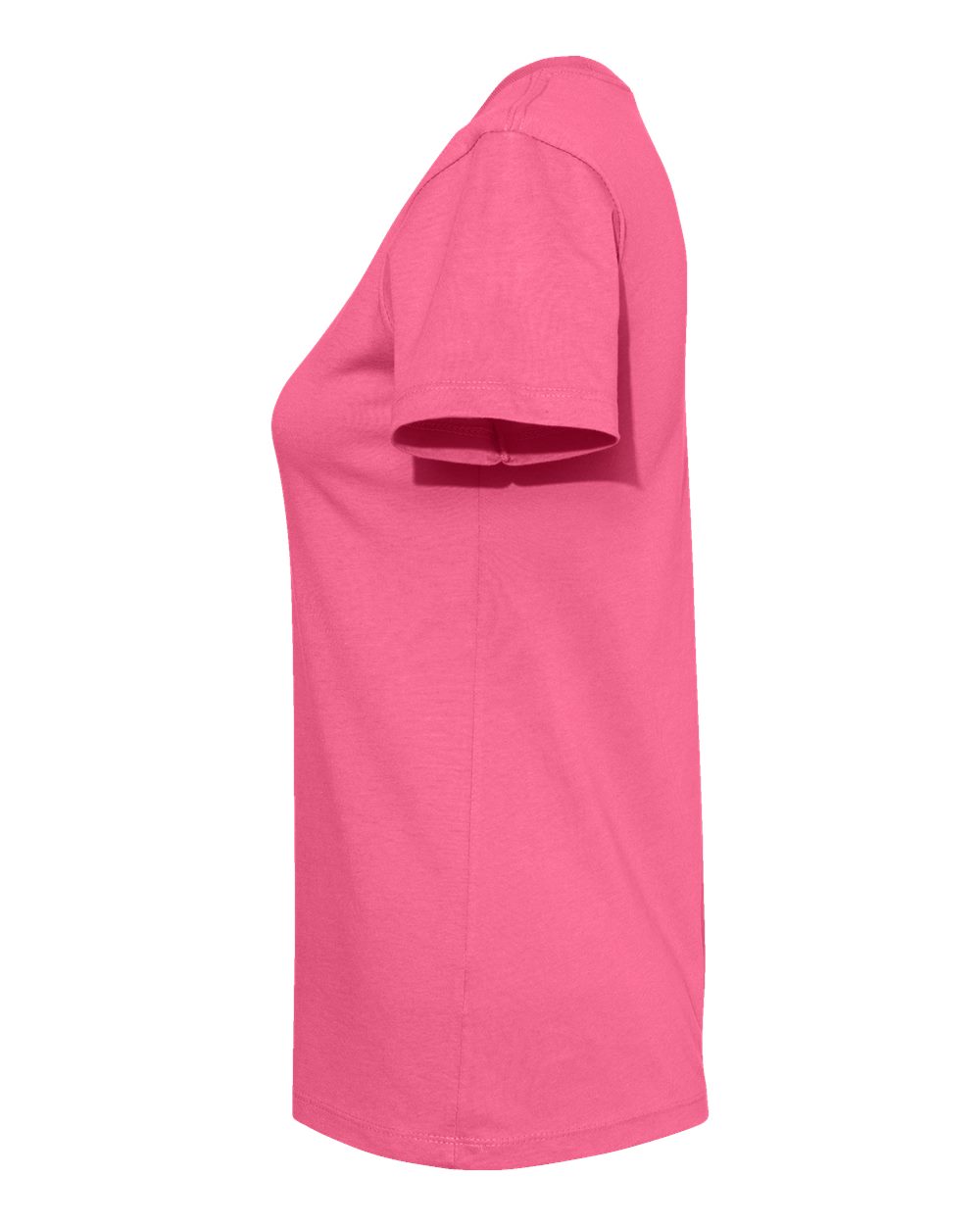 Women’s Cotton T-Shirt - DirectSide - B50218312 - Hot Pink