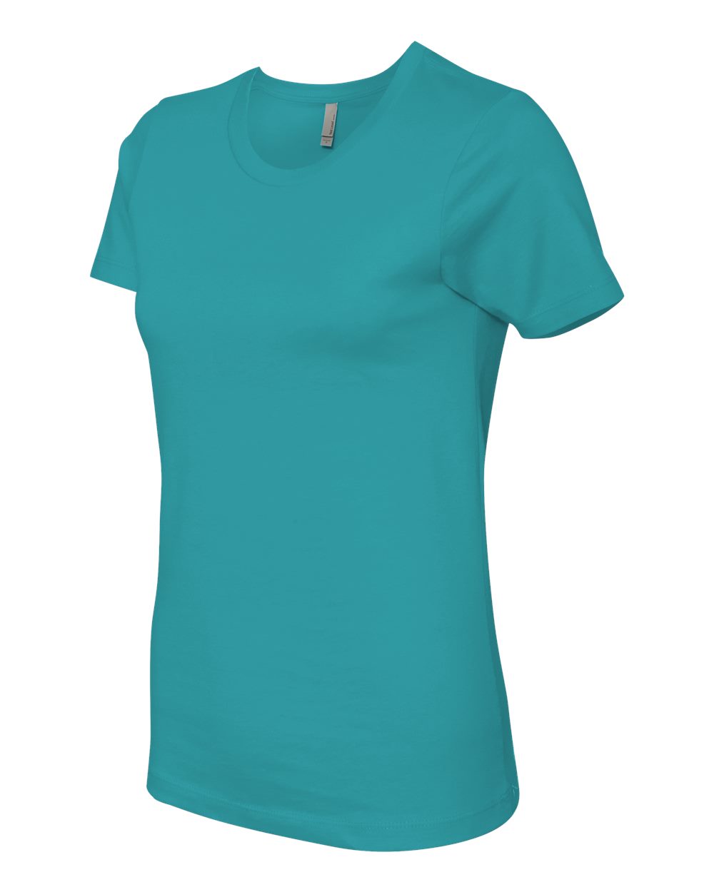 Women’s Cotton T-Shirt - Side - B50218972 - Tahiti Blue