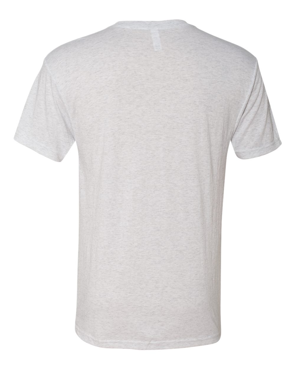 Unisex Triblend T-Shirt - Back - B84718002 - Heather White