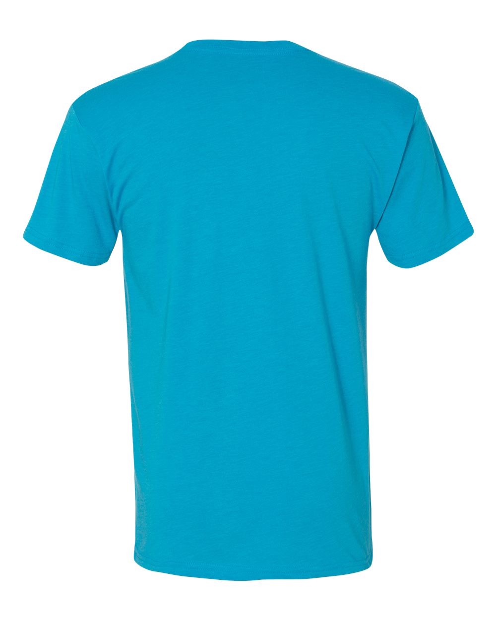 Unisex Triblend T-Shirt - Back - B84718762 - Vintage Turquoise