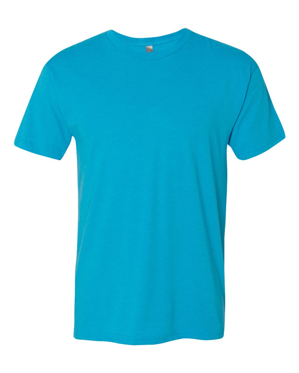 Unisex Triblend T-Shirt - Front - B84718762 - Vintage Turquoise