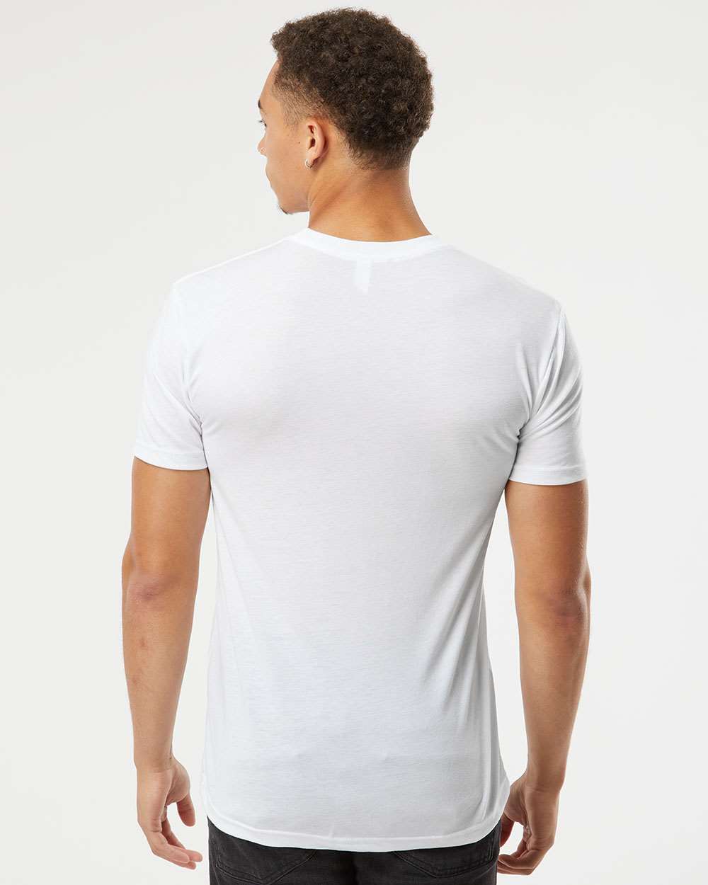 Unisex Triblend T-Shirt - OnModelBack - B84718012 - White
