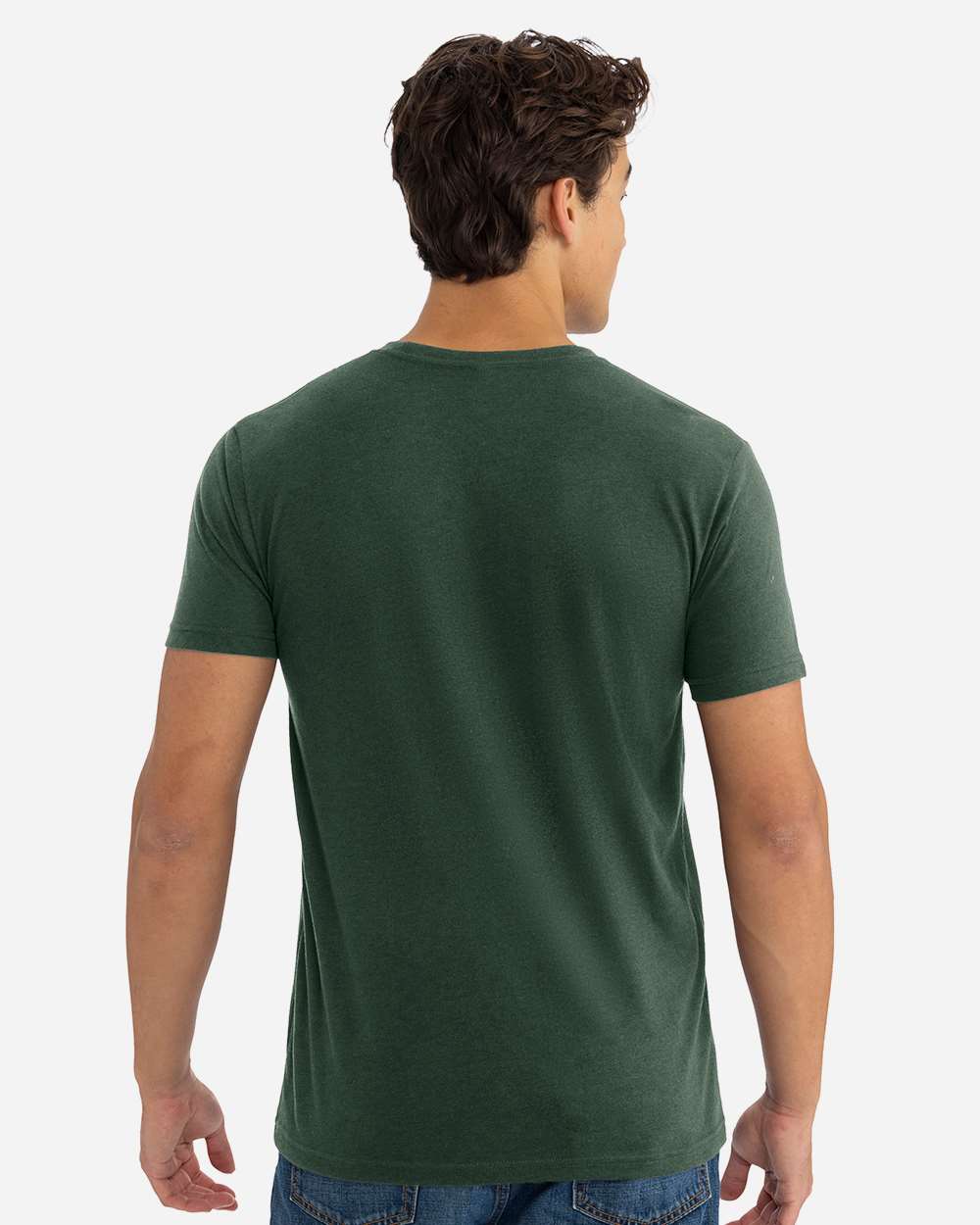 Unisex Triblend T-Shirt - OnModelBack - B84718522 - Black Forest
