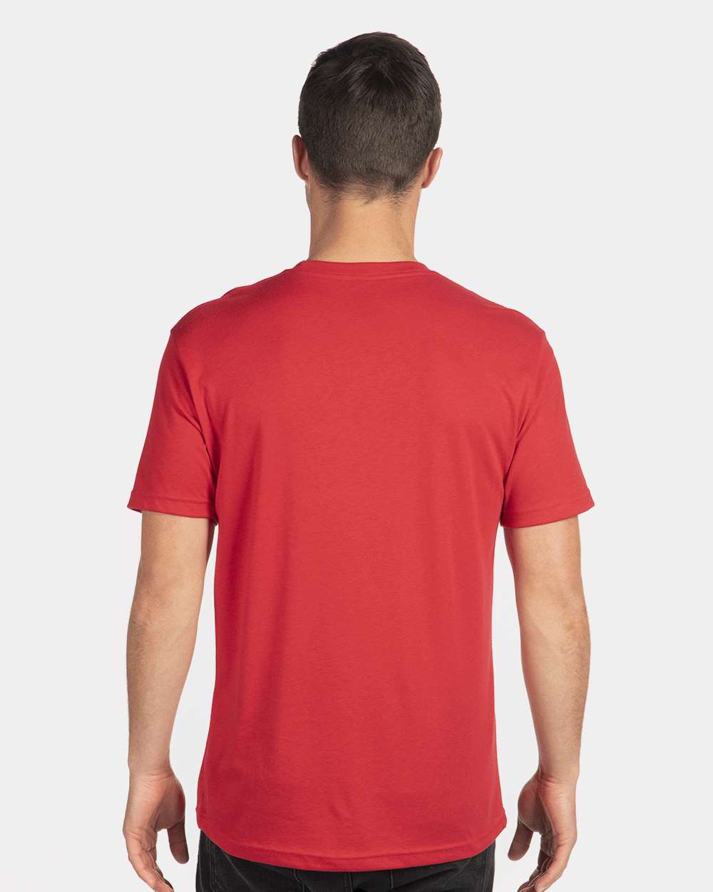 Unisex Triblend T-Shirt - OnModelBack - B84718722 - Red