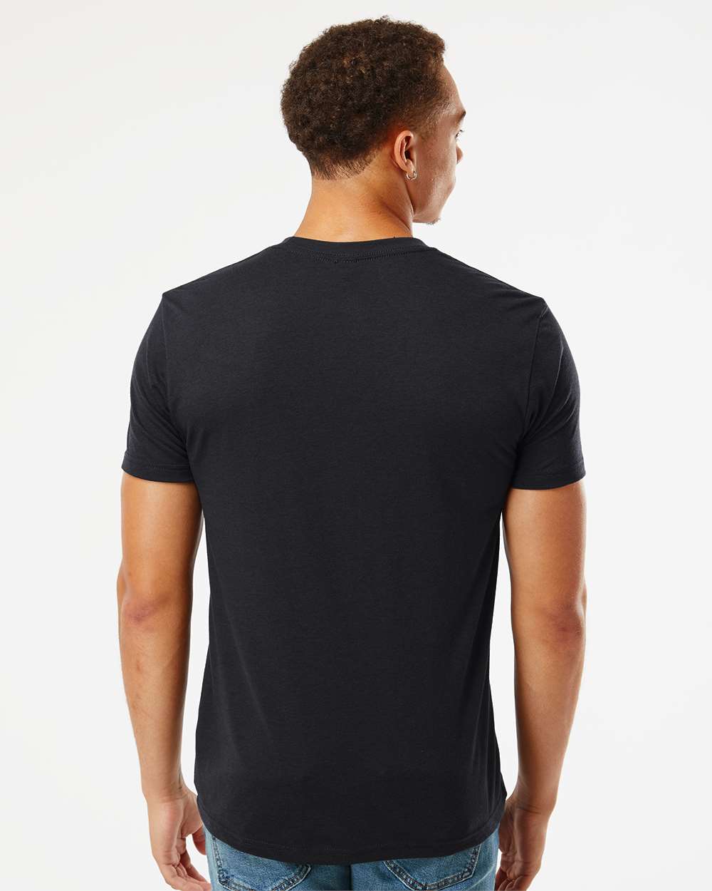 Unisex Triblend T-Shirt - OnModelBack - B84718992 - Black