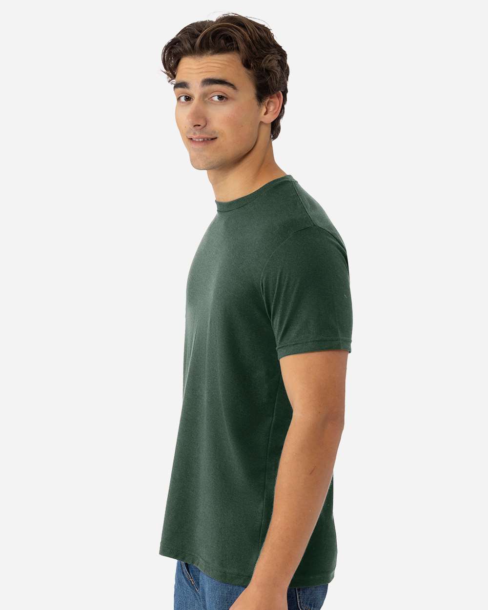 Unisex Triblend T-Shirt - OnModelSide - B84718522 - Black Forest