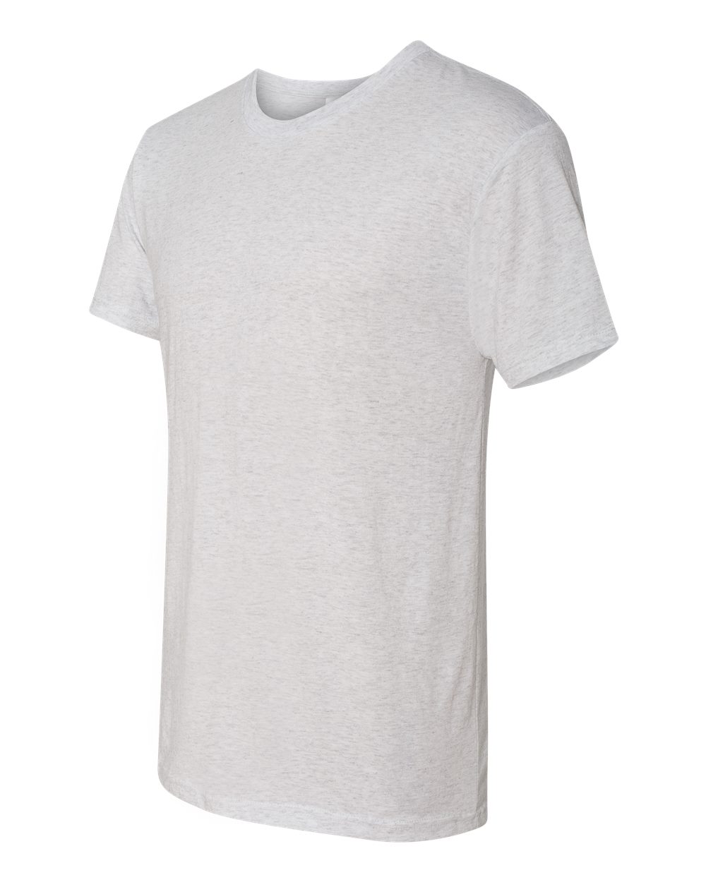 Unisex Triblend T-Shirt - Side - B84718002 - Heather White